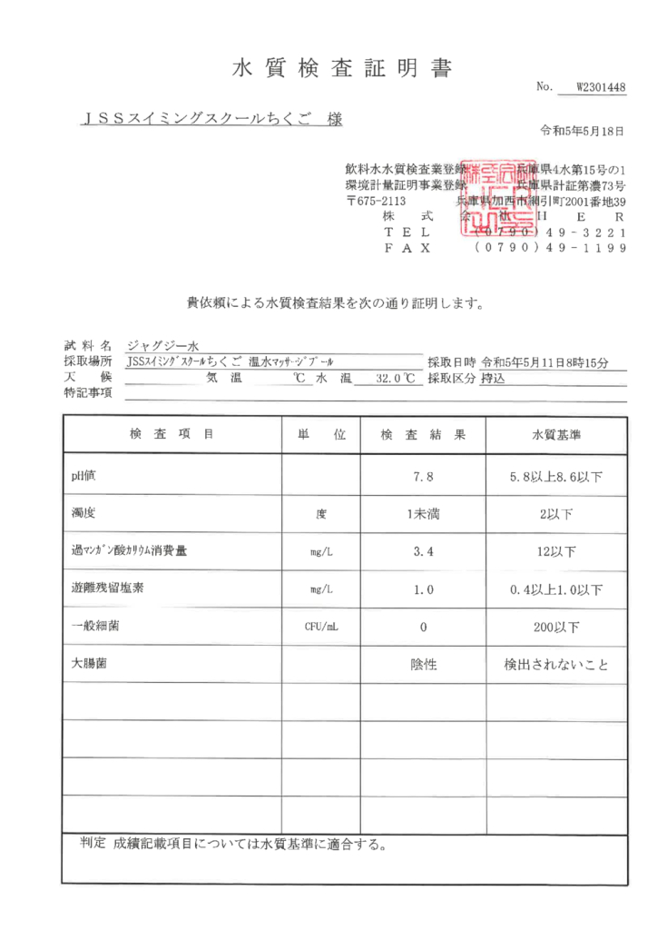 2023年5月温水マッサージプールのサムネイル