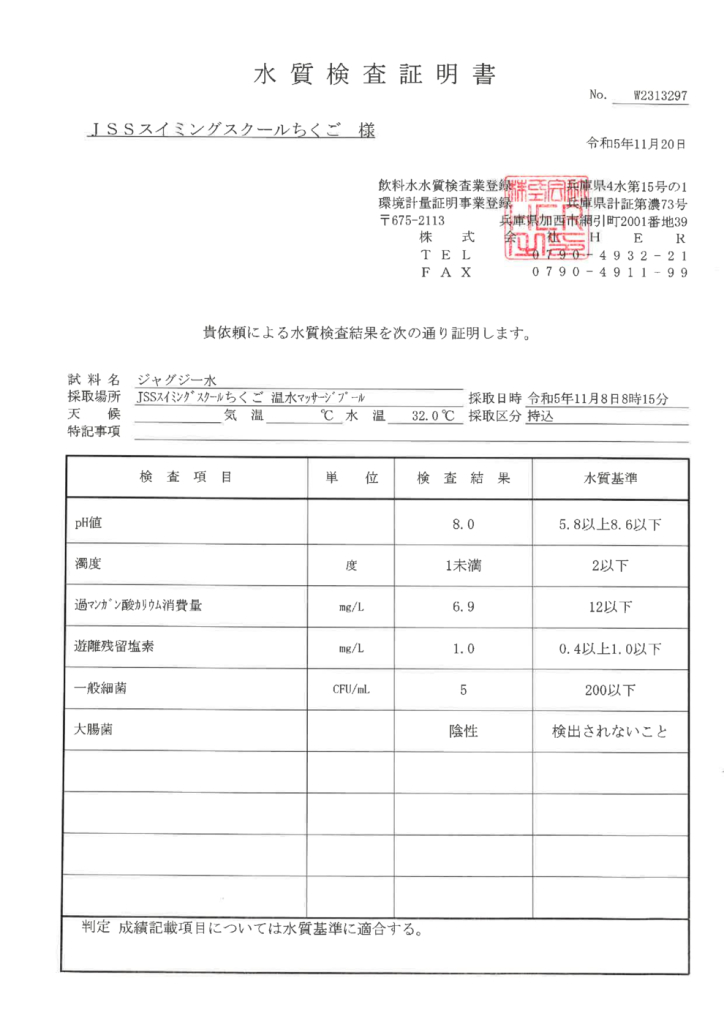 2023年11月温水マッサージプールのサムネイル