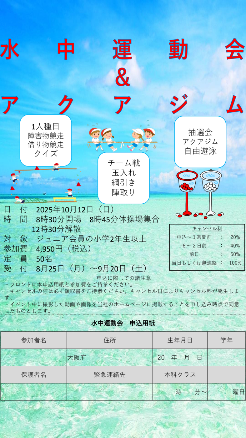 水中運動会