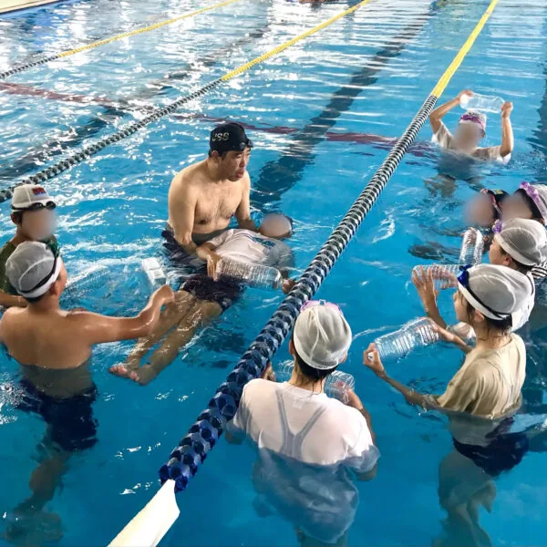 退水避難訓練・着衣水泳 画像