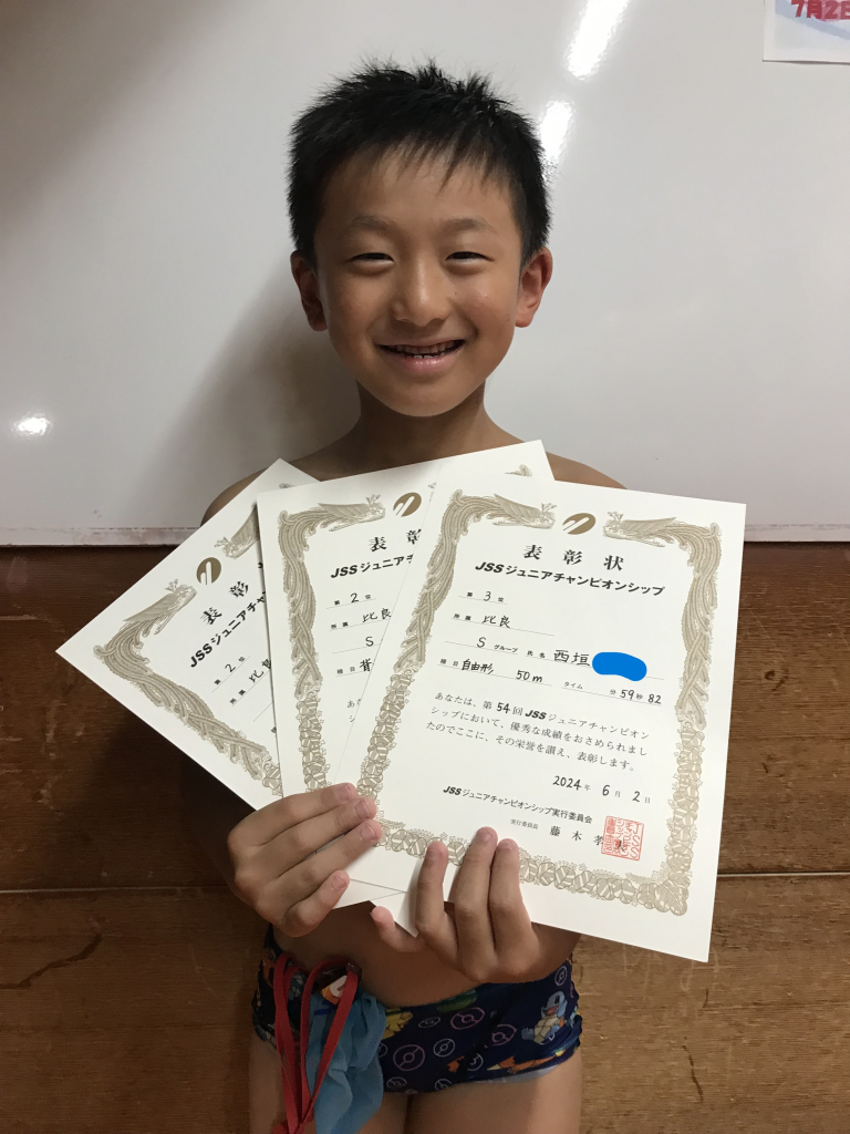 【強化」春季ジュニアチャンピオンシップ入賞者! | JSS比良スイミングスクール