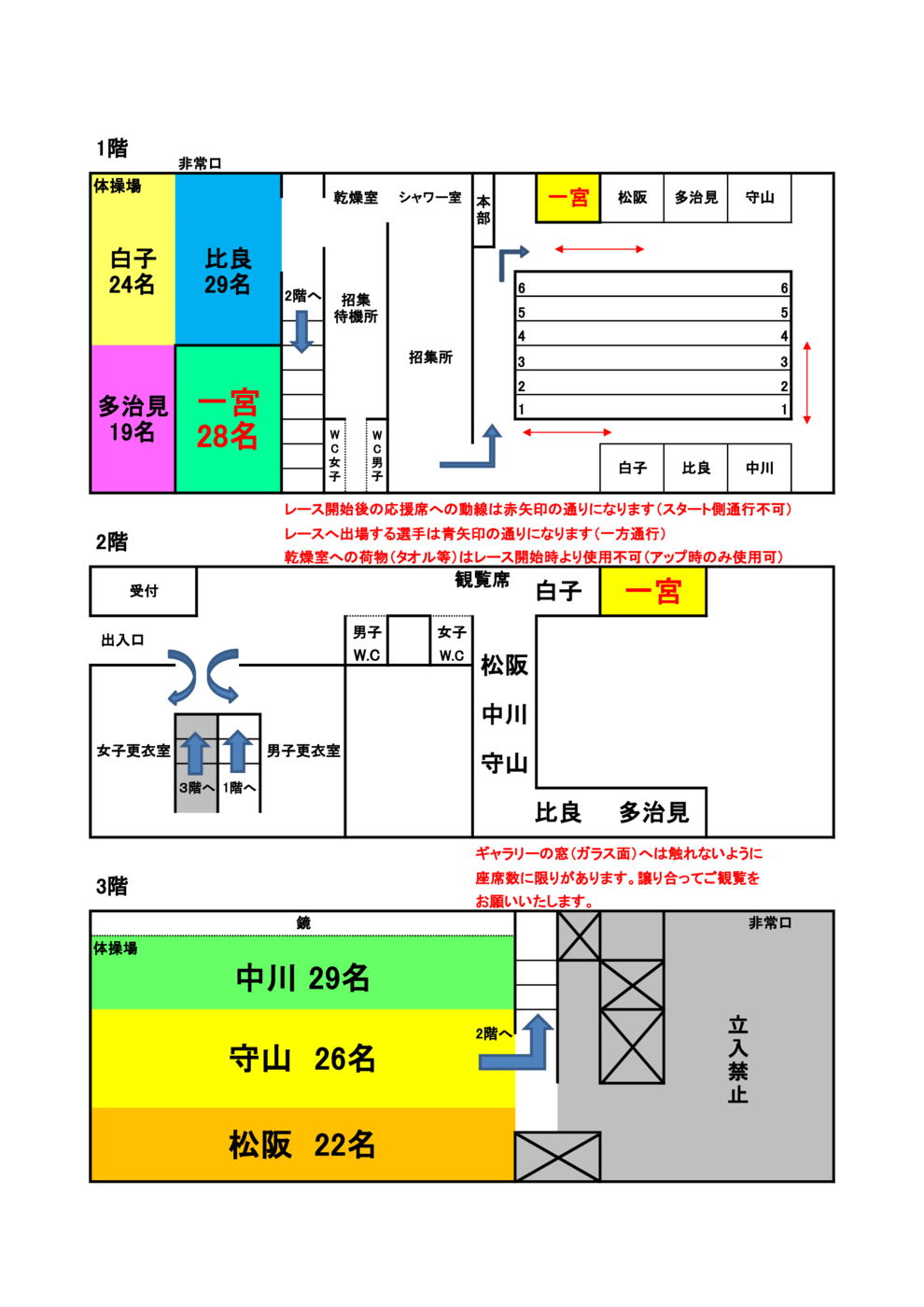 会場導線