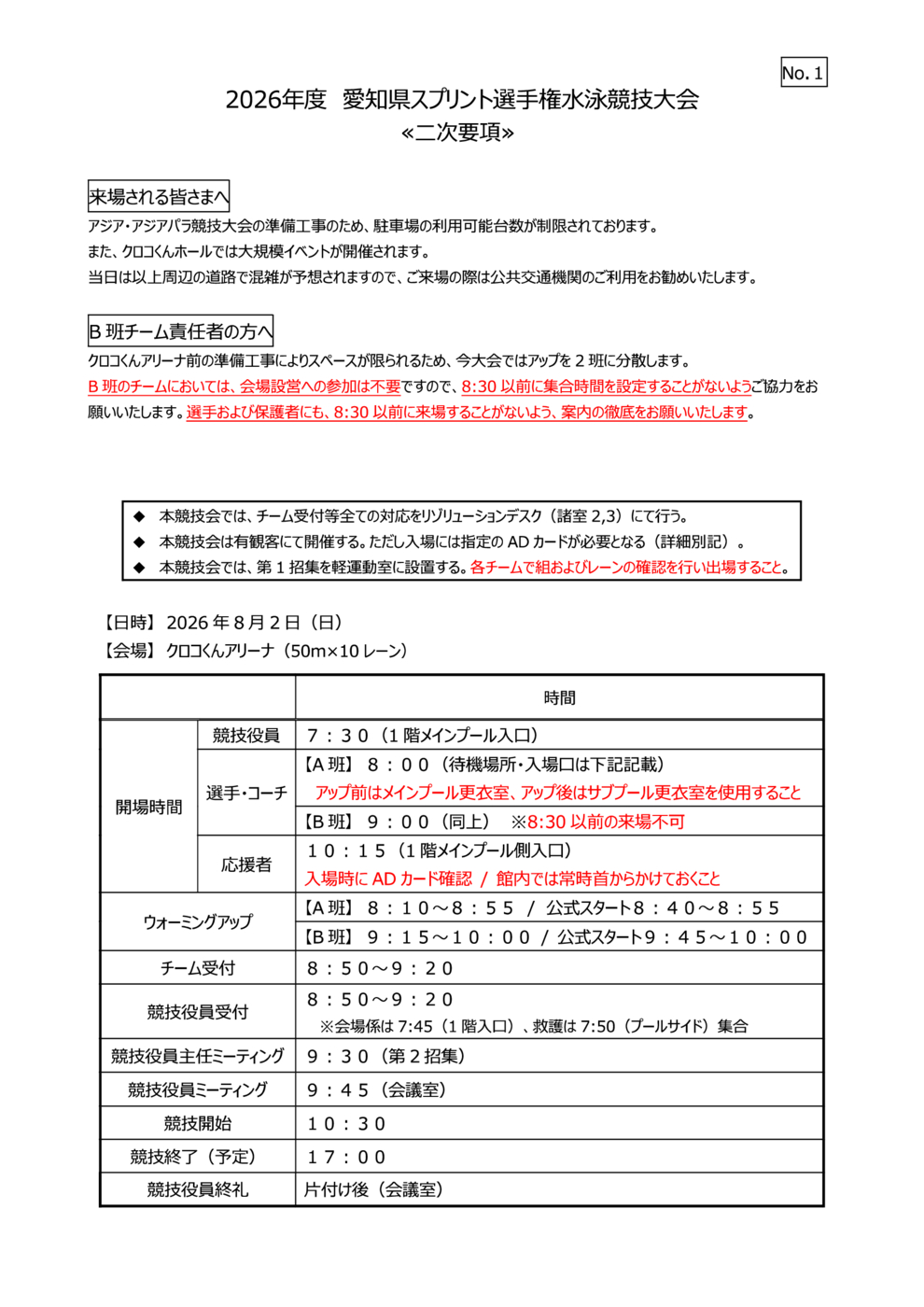 2次要項