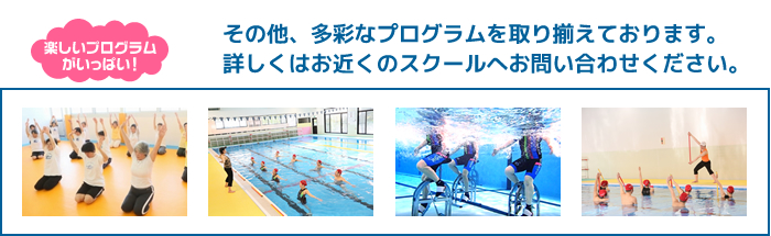 楽しいプログラムがいっぱい