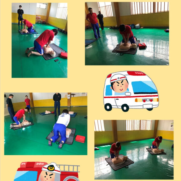 救命救急講習会を行いました。 画像