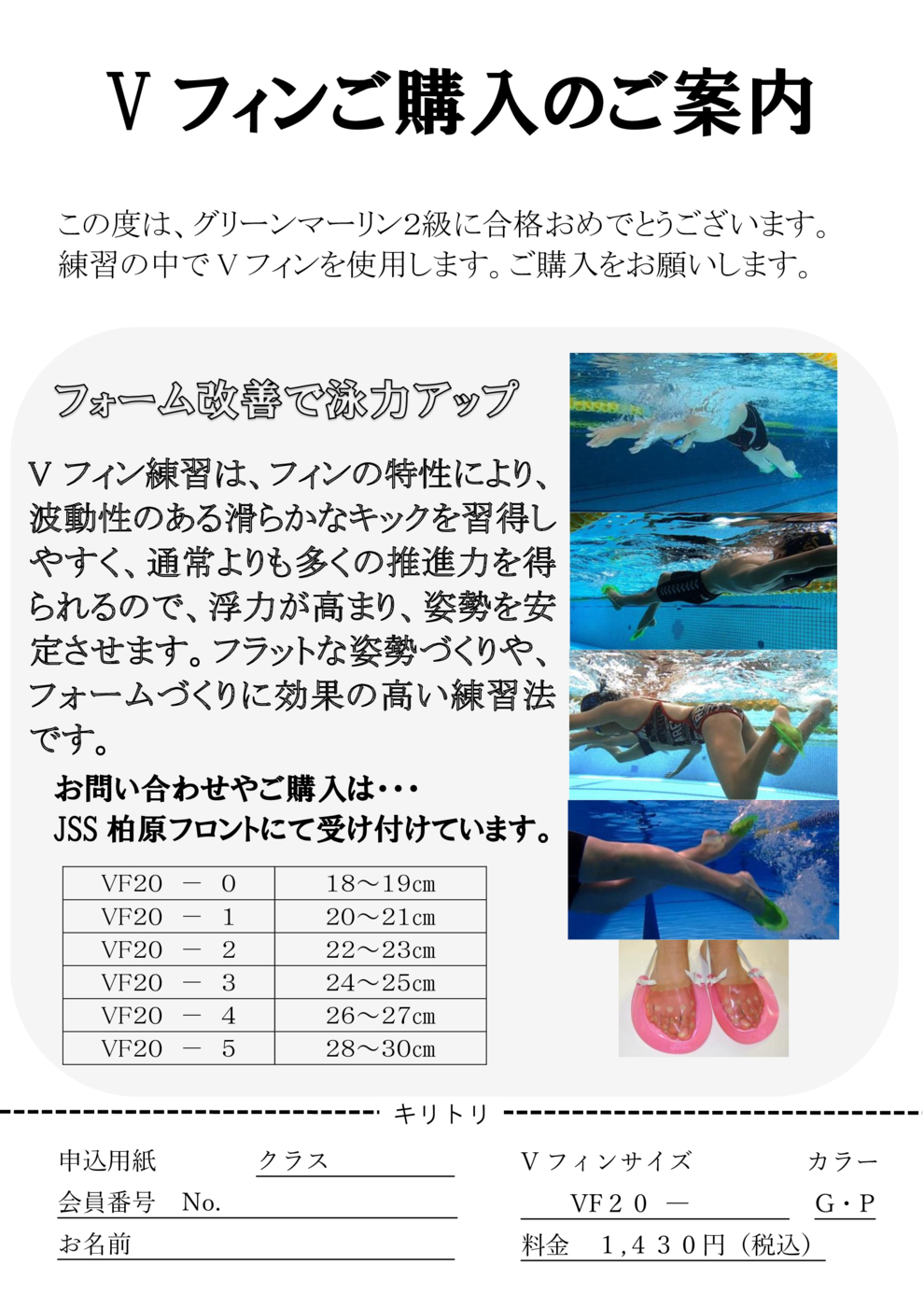 2020年度Vﾌｨﾝ申込用紙