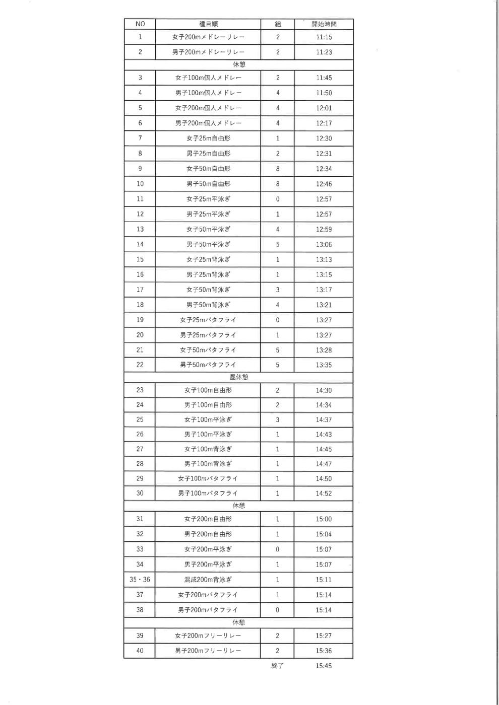 2025秋季JrCS競技時間(修正版)