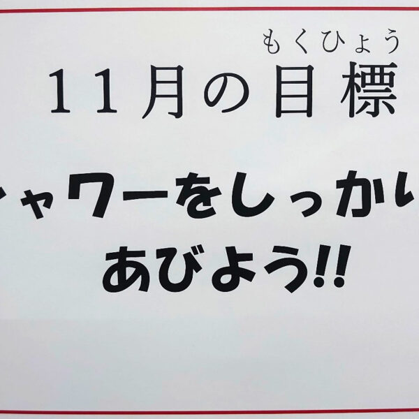 11月の月間目標🗓️ 画像