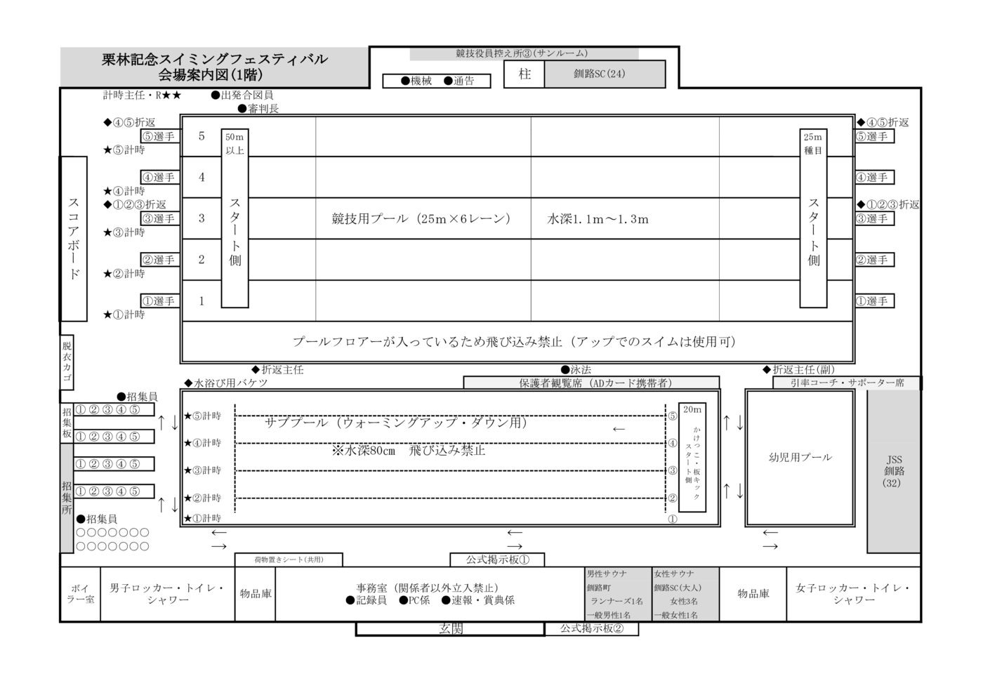栗林記念　会場案内図（2025）