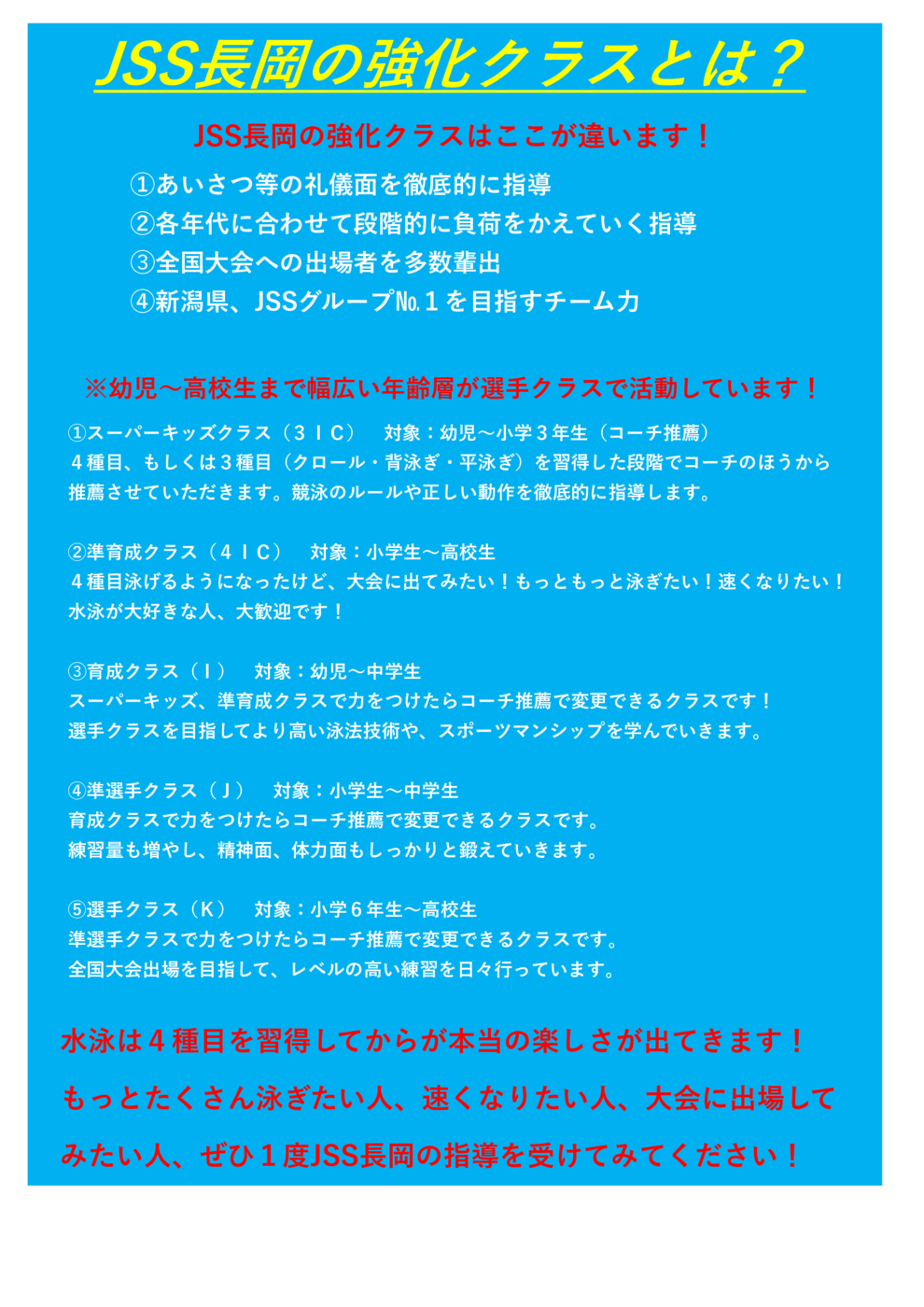 プログラム概要と料金画像
