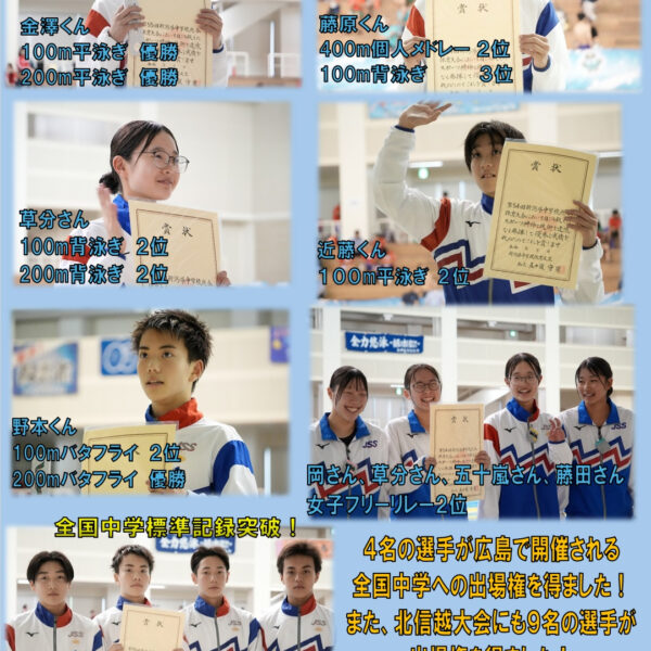 ☆県中学＆北信越高校☆ 画像