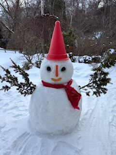 久しぶりの～雪だるま 画像