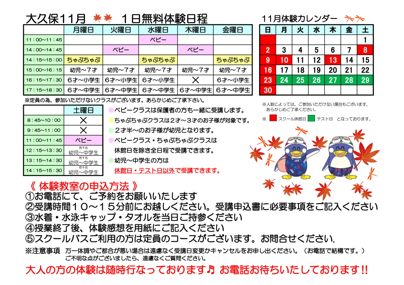 11月　体験