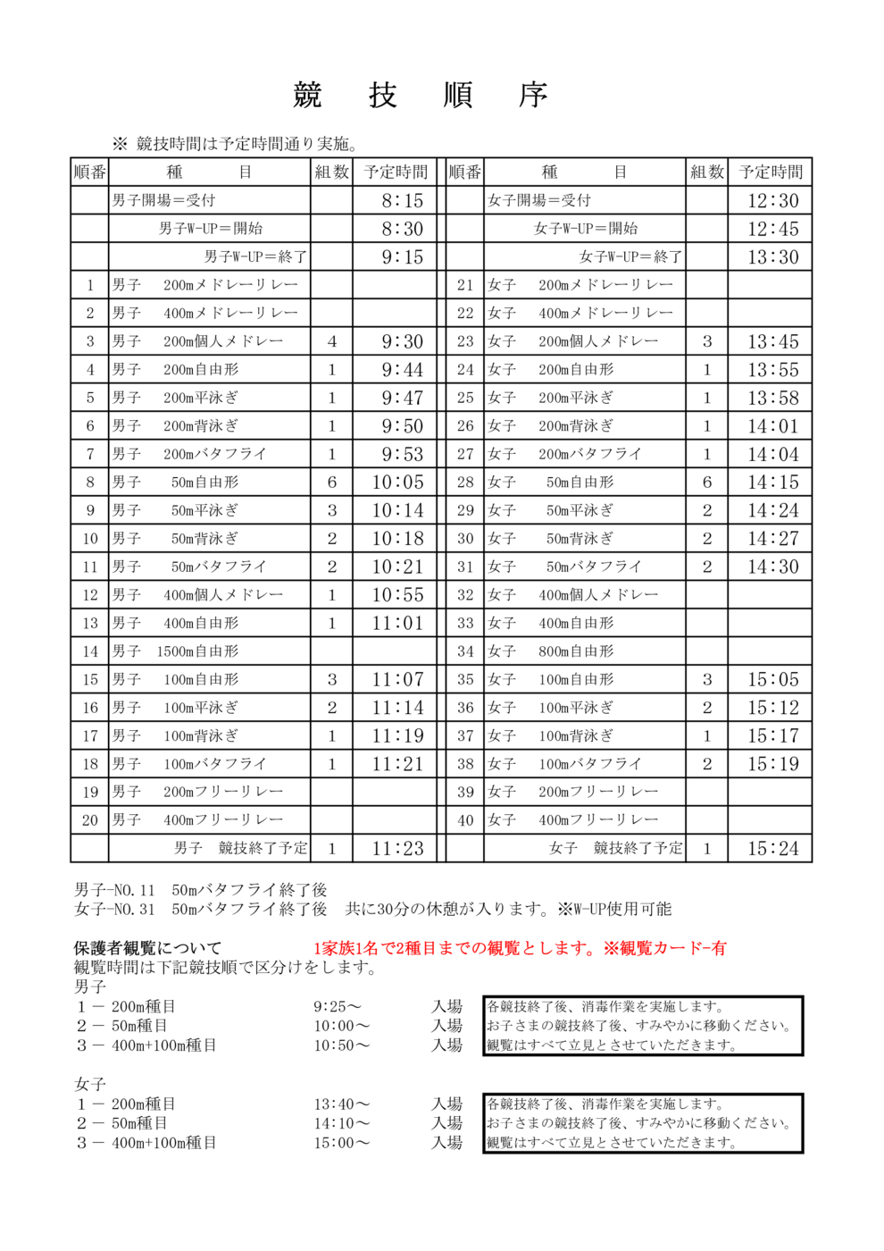 2022年度春季チャンピオンシップ_競技順序最終 2