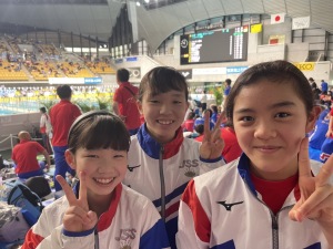 スイミング　競泳　全国大会　東京辰巳国際水泳場
