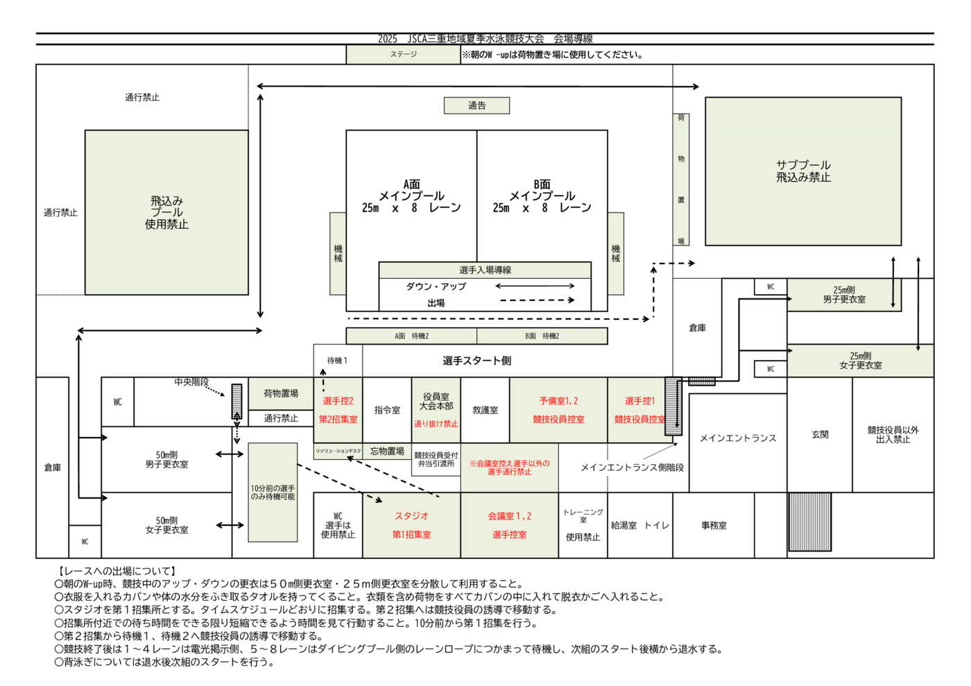 会場導線