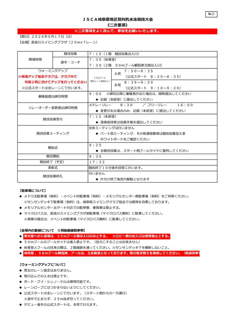 二次要項