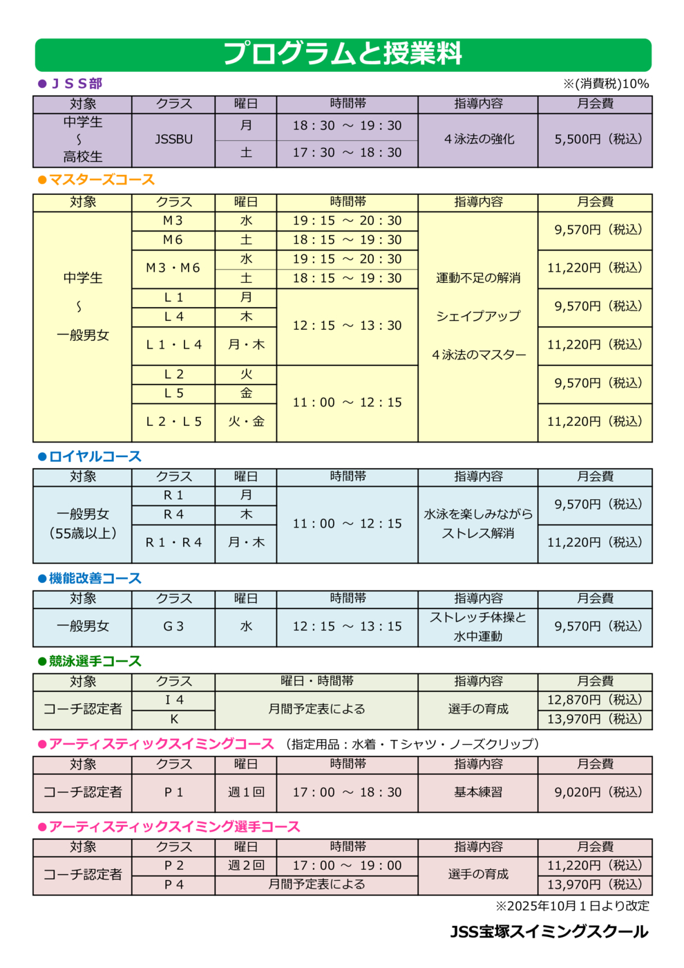 本科プログラム　フロント用