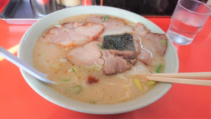 出演後のラーメン