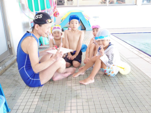夏の短期水泳教室３期目