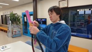 オバーグリップ巻く