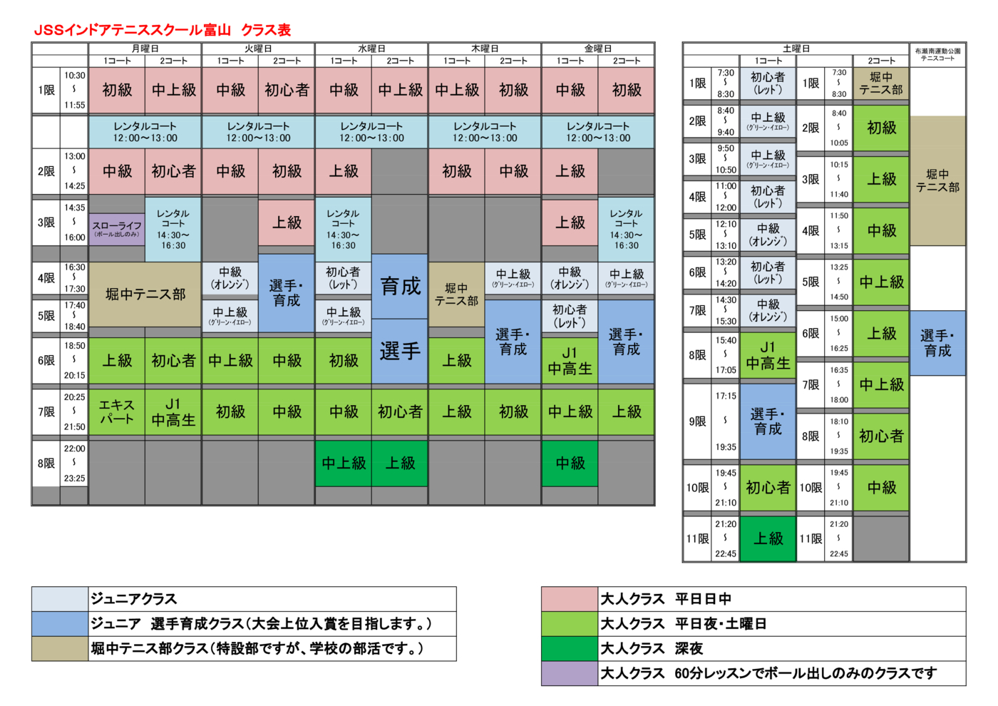 2025年3・4月クラス