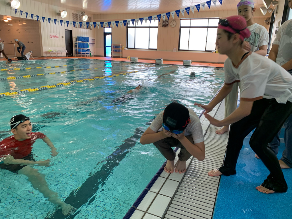 着衣水泳実施しました | JSSスイミングスクール鶴見