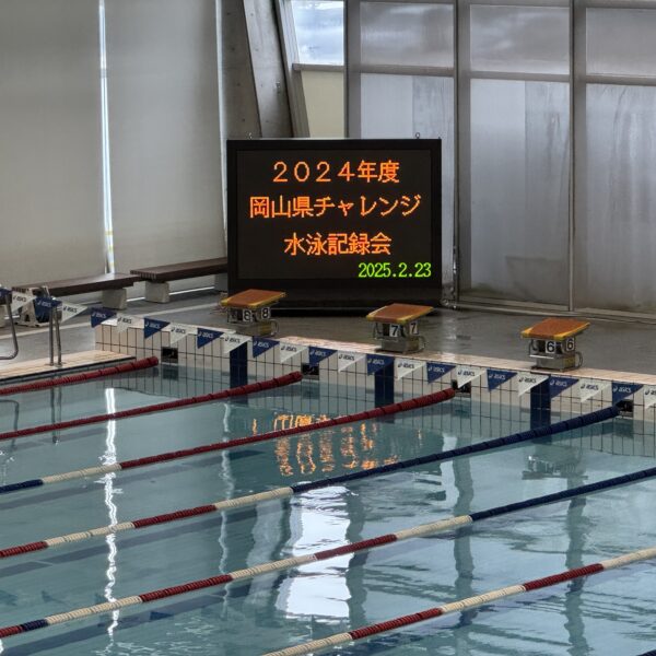 チャレンジ水泳記録会 画像