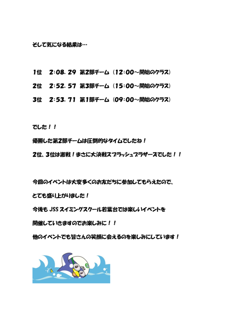 そして気になる結果はのサムネイル