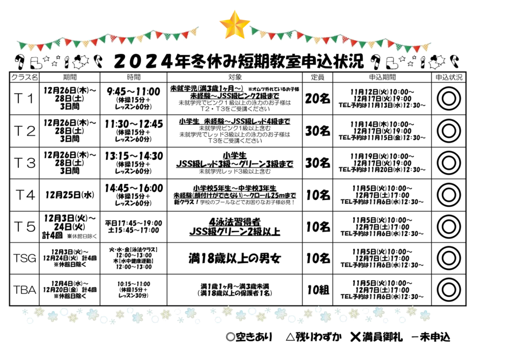 2024冬短期空き状況③のサムネイル